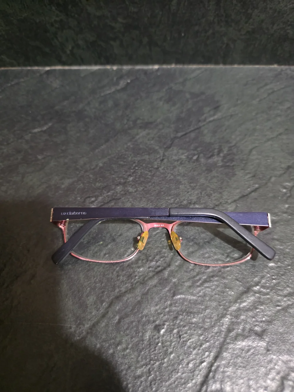 Liz Claiborne L 438 EYEGLASSES 0JBW Navy 48-17-130 8-2 Made In China